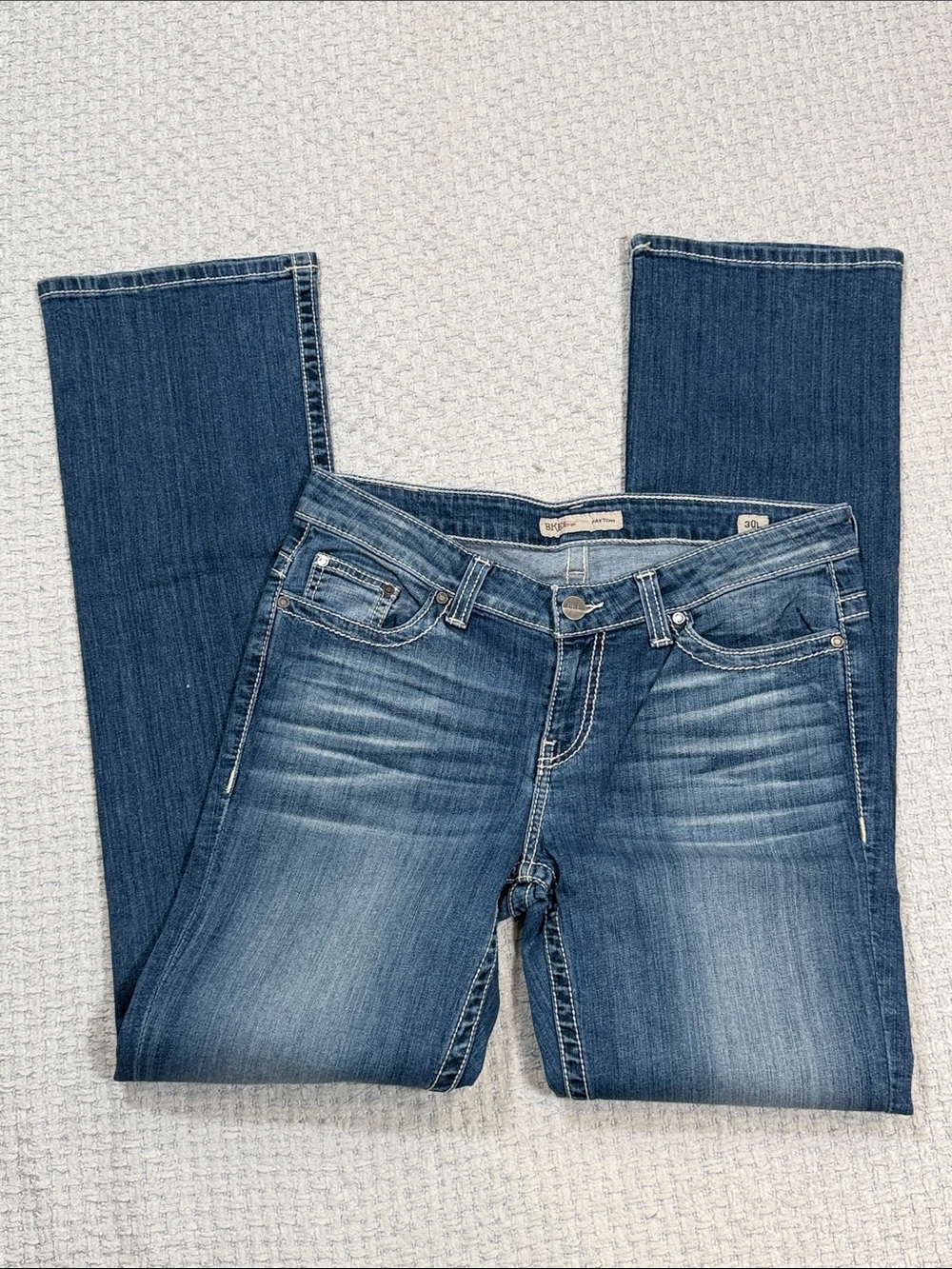 BKE denim Payton Jeans Style #BKC1707L Bootcut Stretch Size 30L